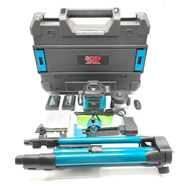 تراز لیزری 360 درجه نور سبز با پایه مارک باس