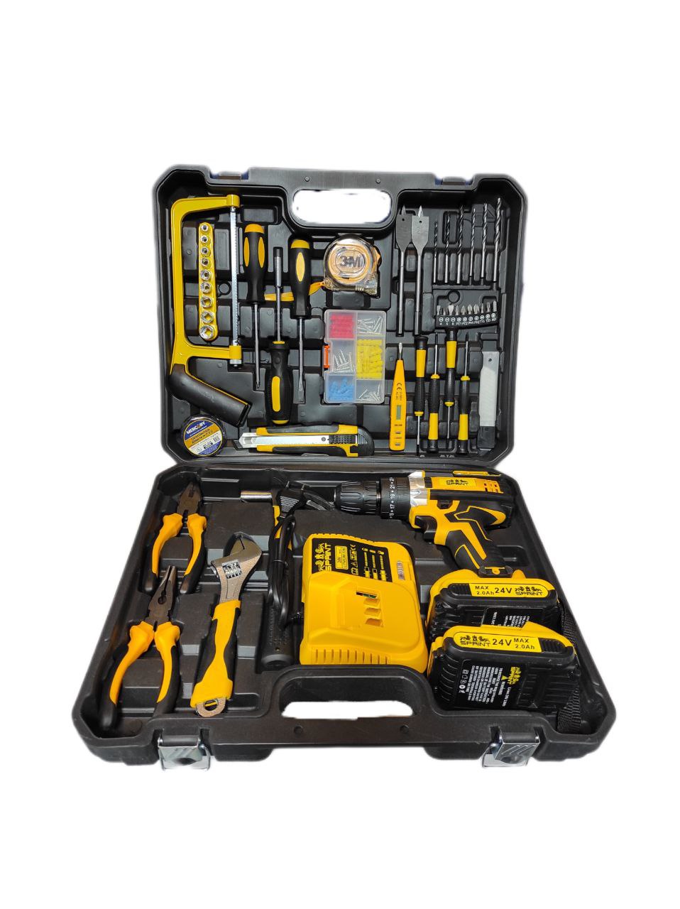 photo_۲۰۲۵-۱۰-۳۰_۱۶-۲۳-۱۱ کیت دریل شارژی با لوازم اسپرینت - تصویر 1